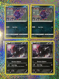 Pokemon TCG Regular Zorus: BREAKthrough 89/162; Evolving Skies 102/203 - Image 1