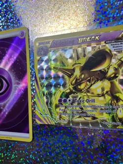 2016 Pokemon TCG XY Evolutions Rare BREAK 46/108 Nidoking BREAK - Image 4