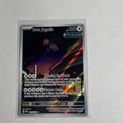 Pokemon Iron Jugulis 216/182 Full Art Holo Illustration Rare 130 HP SV04 - Image 1
