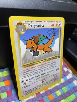 Dragonite Black Star Movie Promo No. 5 Pokemon The First Movie #5 LP 🎥 - Image 2