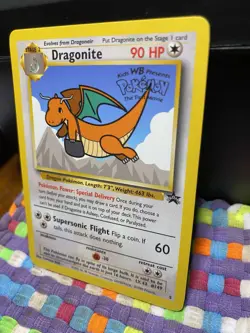 Dragonite Black Star Movie Promo No. 5 Pokemon The First Movie #5 LP 🎥 - Image 3