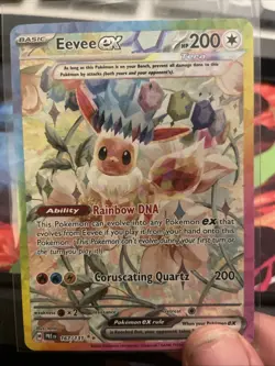 Eevee ex 167/131 Prismatic Evolutions Holo Special Illustration Rare Pokemon NM - Image 1