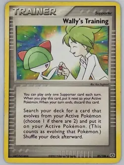 Wally's Training 85/106 Pokemon - EX Emerald MP - Image 1