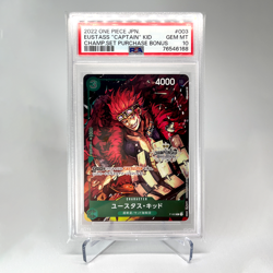 PSA 10 EUSTASS CAPTAIN KID One Piece Card Game Championship Set Bonus P-003 - Image 1