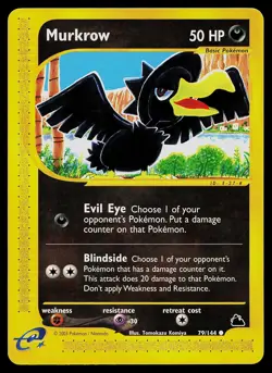 Pokemon Card - Murkrow Skyridge 79/144 Common - Image 1