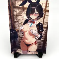 Atelier Yumia Liessfeldt Sexy Anime Waifu Bunny Girl Lewd Goddess Story Art Card - Image 1