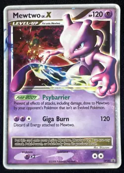 Mewtwo DP28 Black Star Promo Holo Pokemon Card Diamond & Pearl - LP - Image 1