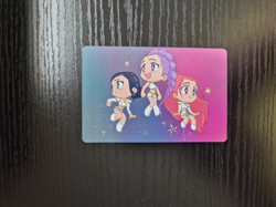 KPop Demon Hunters Collectible Trading Card (EE28) - HUNTR/X - Rumi, Zoey, Mira - Image 1