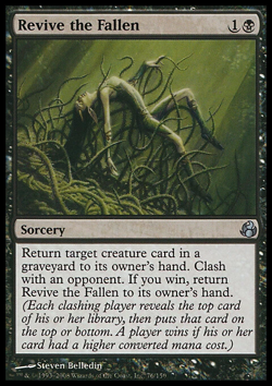 Magic the Gathering MTG Revive the Fallen (76) Morningtide LP - Image 1