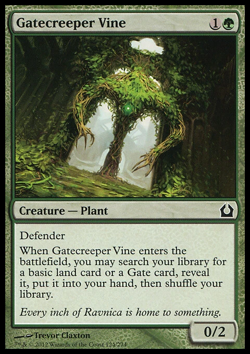 Magic the Gathering MTG Gatecreeper Vine (124) Return to Ravnica LP - Image 1