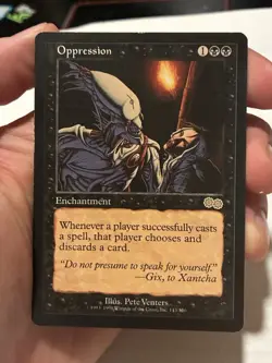 Oppression Urza's Saga Regular LP - Image 1
