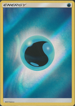 Pokemon TCG Water Energy (2017 Unnumbered) SM Base Set NM Reverse Holo English - Image 1