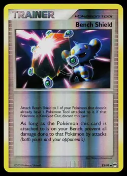 Pokemon Card - Bench Shield Arceus 83/99 Uncommon Reverse Holo - Image 1