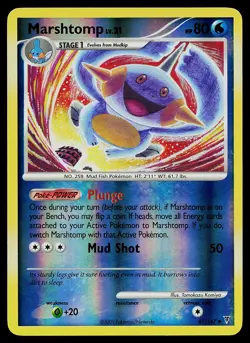 Pokemon Card - Marshtomp Supreme Victors 67/147 Uncommon Reverse Holo - Image 1