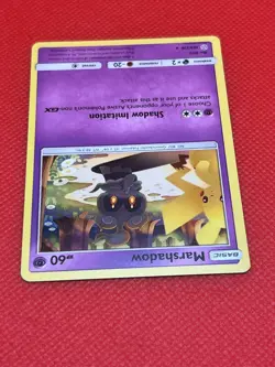 Pokemon Tcg Marshadow 103/236 Sun and Moon: Cosmic Eclipse Non Holo - Image 3