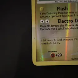 Electrode 37/100 Reverse Holo 2008 Pokemon TCG (Has print dot) - Image 3