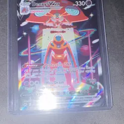 Pokemon Deoxys VMAX Ultra Rare Full Art Holo GG45/GG70 Crown Zenith Gallery - Image 1