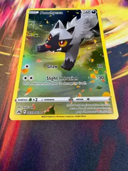Poochyena GG33/GG70 NM Holo Crown Zenith Galarian Gallery Pokemon TCG - Image 2