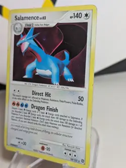 Pokemon Salamence 18/132 Secret Wonders Holo BLEED + TWO SWIRLS - LP - Image 4