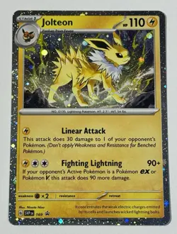 Pokemon TCG - Jolteon - SVP 169 - 2025 S&V: Black Star Promo - Cosmo Holo - Image 2