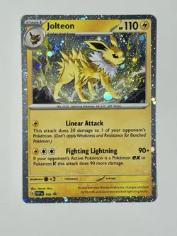 Pokemon TCG - Jolteon - SVP 169 - 2025 S&V: Black Star Promo - Cosmo Holo - Image 5