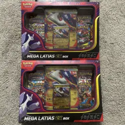 Mega Latias EX Box Pokemon TCG Sealed Box Lot 2 - Destined Rivals Mega Evolution - Image 1