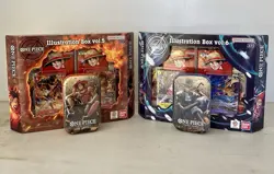 🏴‍☠One Piece CCG🏴‍☠Illustration Box Vol. 5 & 6 + Volume 2 Mini Tins SEALED - Image 1