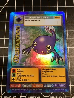 1999 Digimon Foil Otamamon Trading Card - Image 1