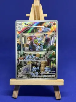 Pokemon Card Machoke 177/165 Illustration Rare Pokemon 151 Near Mint - Image 1