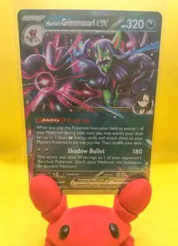 Pokemon TCG Marnie's Grimmsnarl EX Card 136/182 Destined Rivals English NM Holo - Image 1