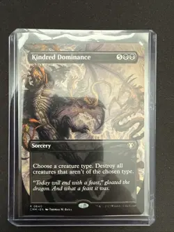 Kindred Dominance (Borderless) Commander Masters Regular - Image 1