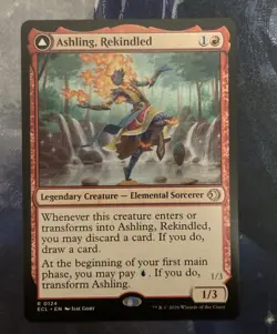 Mtg - Ashling, Rekindled/ Ashling, Rimebound (0124) Lorwyn Eclipsed- Rare - NM - Image 1