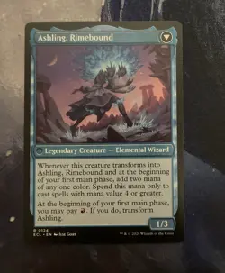 Mtg - Ashling, Rekindled/ Ashling, Rimebound (0124) Lorwyn Eclipsed- Rare - NM - Image 2