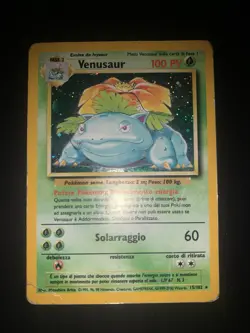 carta pokemon Venusaur ita Holo set base 15/102 italiana - Image 1