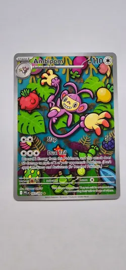 Ambipom 107/094 - Phantasmal Flames - Pokemon TCG Illustration Rare - Image 1