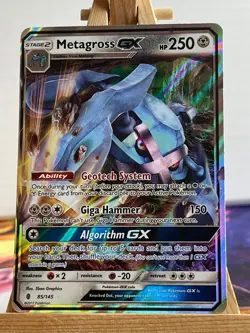 Metagross GX 85/145 Stunde der Wachter Englisch NM Pokemon - Image 1