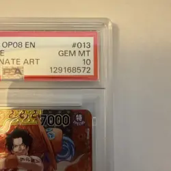 One Piece Portgas.D.Ace Special Alternate Art OP02-013 PSA 10 Gem Mint English - Image 3