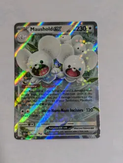 Maushold ex 155/182 Paradox Rift - Double Rare Pokemon Card - NM - Image 1