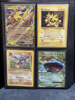 Pokemon Binder Collection Vintage and Modern Cards - Image 1