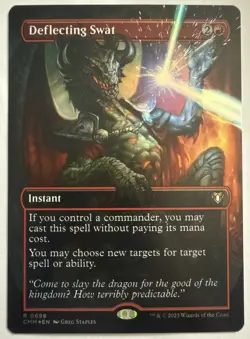 Deflecting Swat (Borderless) Commander Masters Foil - Image 1