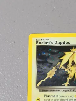 Pokemon TCG Rockets Zapdos Holo Card 15/132 Gym Challenge - LP - Image 2