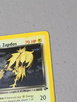 Pokemon TCG Rockets Zapdos Holo Card 15/132 Gym Challenge - LP - Image 3