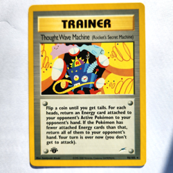 Thought Wave Machine 96/105 Pokemon TCG 1st Edition Neo Destiny NM Vintage 2002 - Image 2