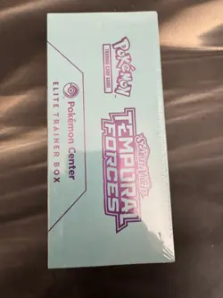 Scarlet Violet Temporal Forces Pokemon Center Elite Trainer Box Exclusive NEW - Image 3