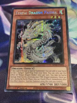 Yu-Gi-Oh! TCG Tenpai Dragon Paidra MP25-EN064 Prismatic Secret Rare Yugioh NM/M - Image 1