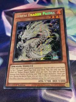 Yu-Gi-Oh! TCG Tenpai Dragon Paidra MP25-EN064 Prismatic Secret Rare Yugioh NM/M - Image 2