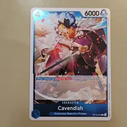 One Piece Cavendish (045) (OP10-045/162) OP10 Royal Blood NM FOIL TCG CCG - Image 1