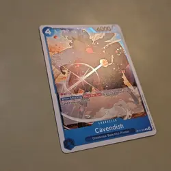 One Piece Cavendish (045) (OP10-045/162) OP10 Royal Blood NM FOIL TCG CCG - Image 2