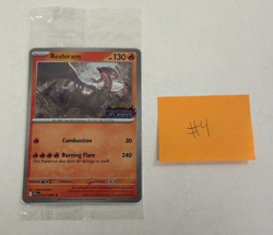 RESHIRAM 017/094 PHANTASMAL FLAMES POKEMON HOLO PROMO CARD STAMPED SEALED #4 - Image 1