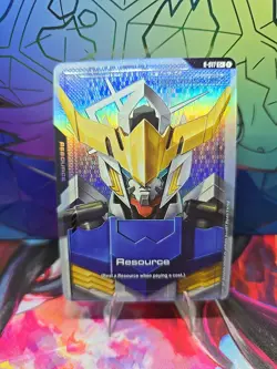 Gundam Card Game TCG - Resource R-017 Barbatos - C+ - Bandai English GD02 - Image 1